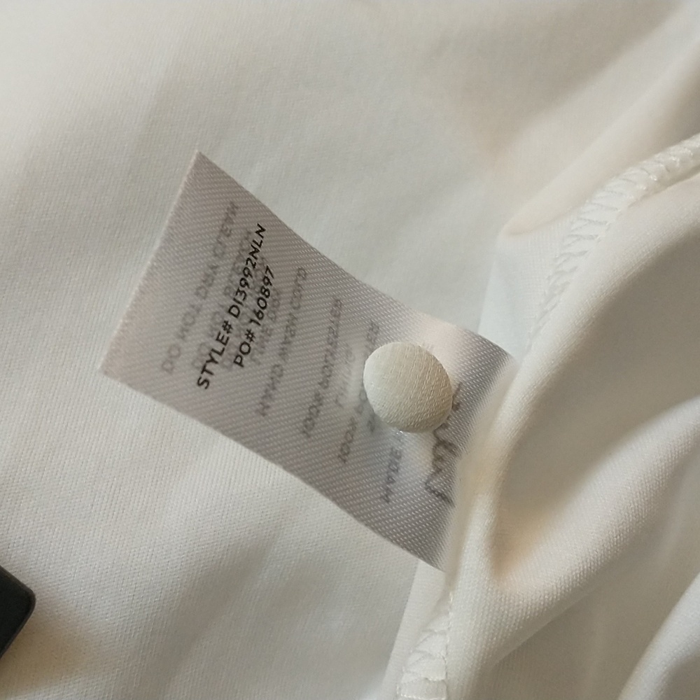 NWT Lulu's white ruffled open back dress M - Picture 10 of 10